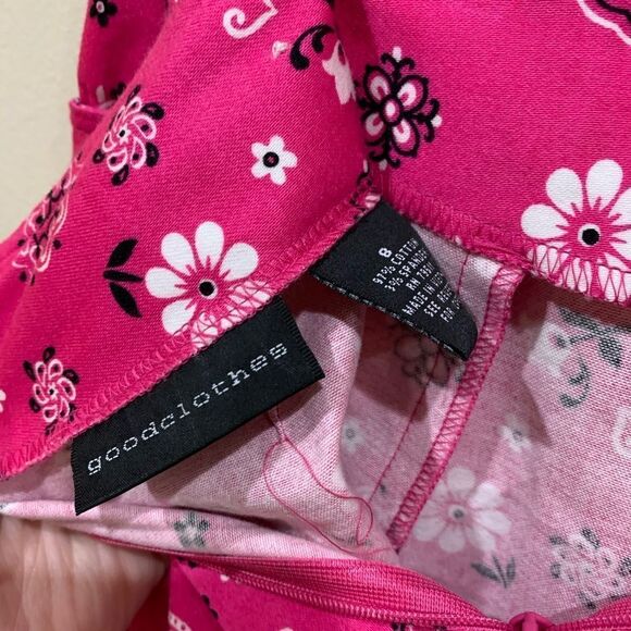 GOODCLOTHES 8 Pink Bandana Print Skirt - Picture 5 of 6